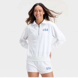 Universal Thread- USA Quarter-Zip Pullover